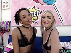 Spicy anal sex session with two models Alexis Tae and Jamie Jett