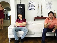 アメリカ人, 巨乳な, 浮気者, 言葉責め, 母, オマンコ, 垂れ乳, 義母