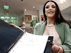 アメリカ人, デカ尻, デカパイ, 黒人, 巨乳な, ハードコア, オフィス, オッパイの