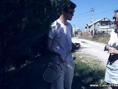 18 ans, Sucer une bite, Tir de sperme, Européenne, Doigter, Embrassement, Seins naturels, Adolescente