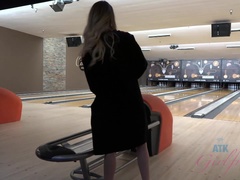 You take Riley bowling, and it's winner takes all.