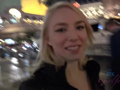素人, 浴室, ブロンド, 彼女, キス, ハメ撮り, オマンコ, オッパイの