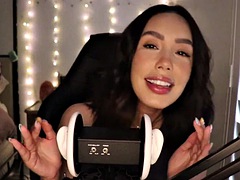 Beautiful Latina Ear Licking ASMR