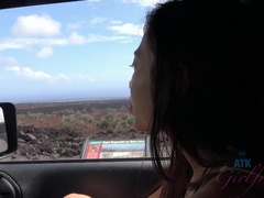 アジア人, 小柄, 公共, 剃毛, ガリガリ, 喫煙, オッパイの, 濡れ