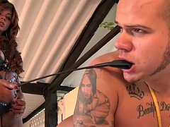 Sadomasochismus, Blondine, Spermaladung, Fetisch, Gruppensex, Gruppe, Orgie, Flotter dreier