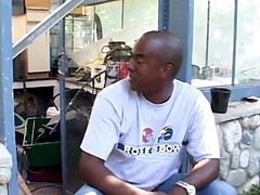 Zwart, Pijpbeurt, Bruinharig, Sperma in mond, Lul, Zwart, Hardcore, Hd