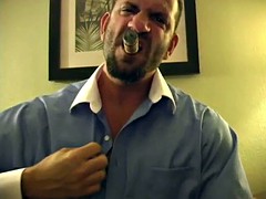 Schwul, Masturbation, Muskel, Abendanzug