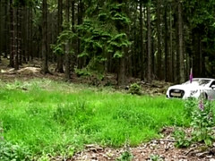 Blonde, Sucer une bite, Tir de sperme, Allemand, Hard, Hd, De plein air, Mouillée