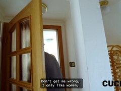 Sucer une bite, Brunette brune, Cocu, Tchèque, Hd, Monstre, Criant, Nénés