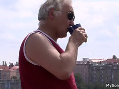 茶髪の, チェコ, ハードコア, Hd, 淫乱熟女, 現実, 義母, フェラする