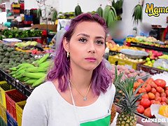 ベッドルーム, デカパイ, フェラチオ, ハードコア, Hd, 巨大, ラティーナ, オッパイの