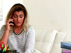 Minx cheats on boyfriend with agent