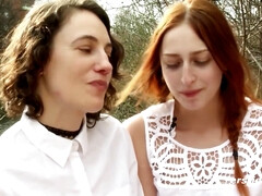 Hot Lesbian Babes Have Sex On A Piano - Brunette Babe