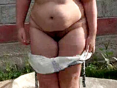 Amateur, Anal, Gorda, Gordita, Gorda, Masturbación, Al aire libre, Solo