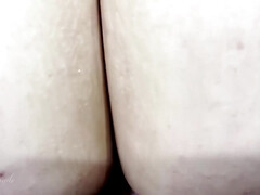 Public Fuck And Blowjob In A Hotel Elevator - Risky Cumshot On Ass And Whiped Cum At Elevator Wall !