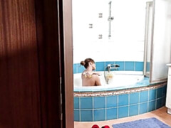 Gros seins, Blonde, Sucer une bite, En levrette, Mère que j'aimerais baiser, Nue  à poil, Pov, Rasée