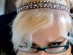 Enthousiasteling, Blond, Seksspeelgoed, Gezichtspunt, Alleen, Zuigen