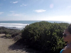 Phat Spectacular Bosoms Inexperienced Lovemaking On Public Beach Hidden Cam Part1