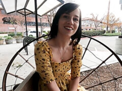 Cul, Sucer une bite, Brunette brune, Tir de sperme, Hard, Léchez, Pov, Adolescente