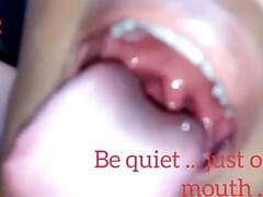 Pijpbeurt, Bruinharig, Stel, Sperma in mond, Extreem, Hd, Slaaf, Toilet