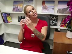 Horny lady POV handjob
