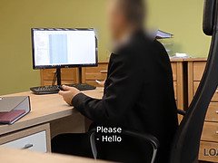 ブロンド, エロ熟女, なめる, 淫乱熟女, オフィス, ハメ撮り, オマンコ