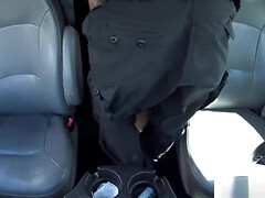 美人, フェラチオ, 茶髪の, 巨乳な, カワイイ, 足フェチ, オーガズム, 公共