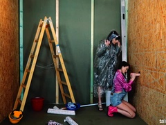 Amateur, Tir de sperme, Gode, Jeans, Lesbienne, Naturelle, Maigrichonne, Nénés