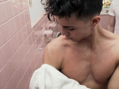 MormonBoyz - Hung Stud Gets Fucked In The Shower