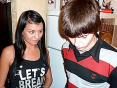 Pijpbeurt, Bruinharig, Man die toekijkt, Fetisj, Slipje, Russisch, Geschoren, Tiener