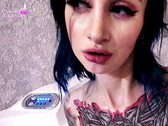 In den arsch, Masturbation, Solo, Tätowierung, Jungendliche (18+), Spielzeuge