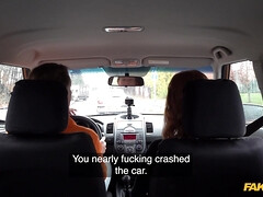 Redhead Distracts With No Bra On 1 - Ricky Rascal