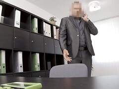 Thick blonde cougar is getting it raw by the lender