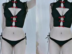 Dreidimensional, Asiatisch, Koreanisch, Realität, Solo