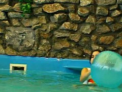 two horny teens reveal their lesbian side at the poolside