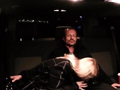 Rubia, Mamada, Coche, Semen en la boca, Corridas, Checa, Sexo duro, Adolescente