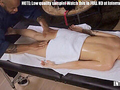 アナル, 黒人, フェラチオ, 茶髪の, 手コキする, マッサージ, オナニー, 淫乱熟女