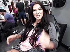 デカ尻, デカチン, デカパイ, フェラチオ, 茶髪の, バック, ハメ撮り