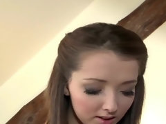 美女, デカチン, フェラチオ, イく瞬間, 自家製, 自然山雀, ティーン, オッパイの