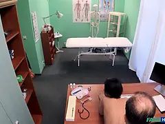 Faux hospital - you need to take your dress off for a closer exam