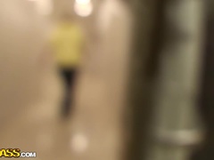 Cute schoolgirl in hard pickup fuck