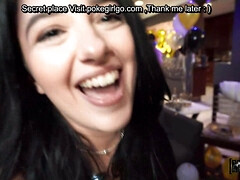 18 jaar, Pijpbeurt, Bruinharig, Sperma shot, Hardcore, Hd, Tiener, Tieten likken