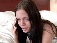 little milky chick takes a big black hard-on