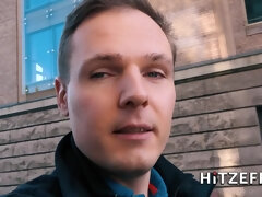 Kont, Grote kont, Grote mammen, Blond, Rondborstig, Lul, Duits, Gezichtspunt