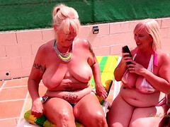 Kont, Vingeren, Likken, Rijpe lesbienne, Moeder die ik wil neuken, Orgasme, Kut duiken, Tieten likken