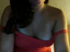 Brunette brune, Masturbation, Solo, Adolescente, Webcam