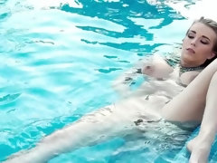 Grosse titten, Blondine, Jeans, Im freien, Muschi