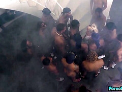 お尻, イマラチオ, チン, 黒人, グループ, 巨大, 淫乱熟女, 怪物