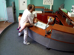 Lamer culo, Mamada, Engañando, Médico, Lamidas, Coño, Uniforme, Esposa