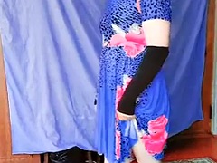 Blond, Travestiet, Schattig, Hardcore, Hakken, Ondergoed, Roodharige vrouw, Tiener